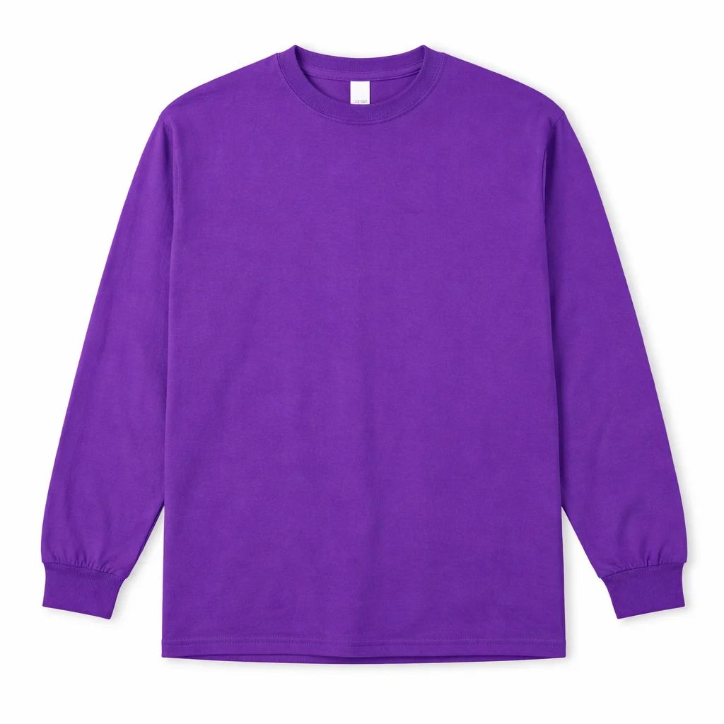 Camisa Manga-larga Morada