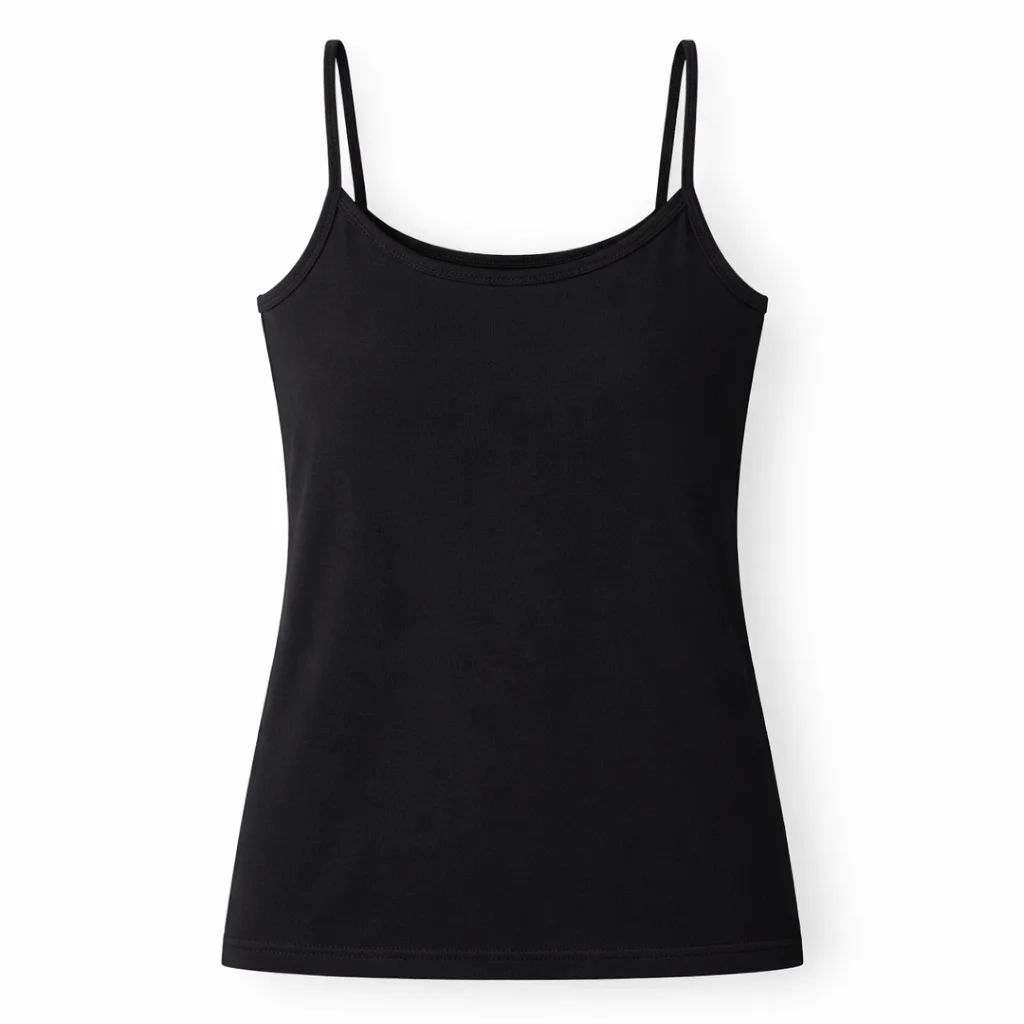 Camisa Negra de Tirantes